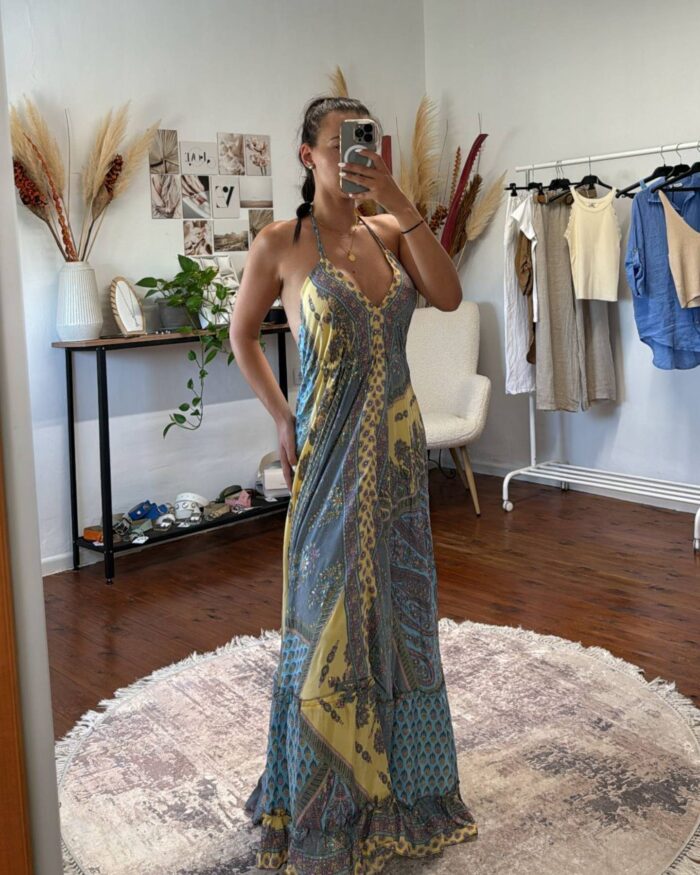 Φόρεμα Boho Με Σχέδιο