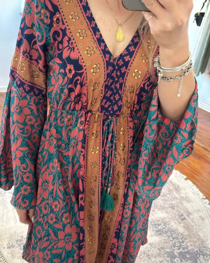 Φόρεμα Κοντό Boho - Image 2