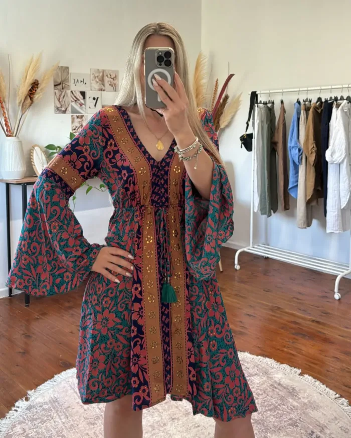 Φόρεμα Κοντό Boho