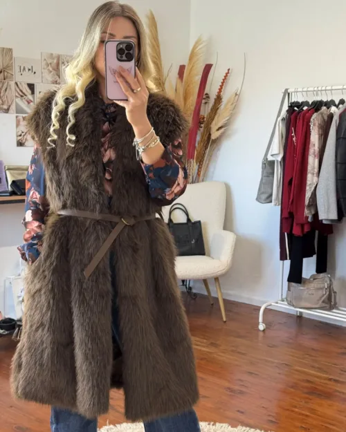 αμάνικο γουνάκι