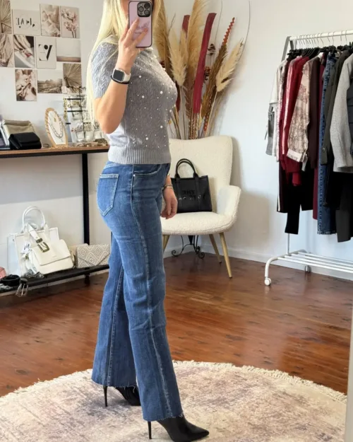 γυναικείο μπλε τζιν παντελόνι